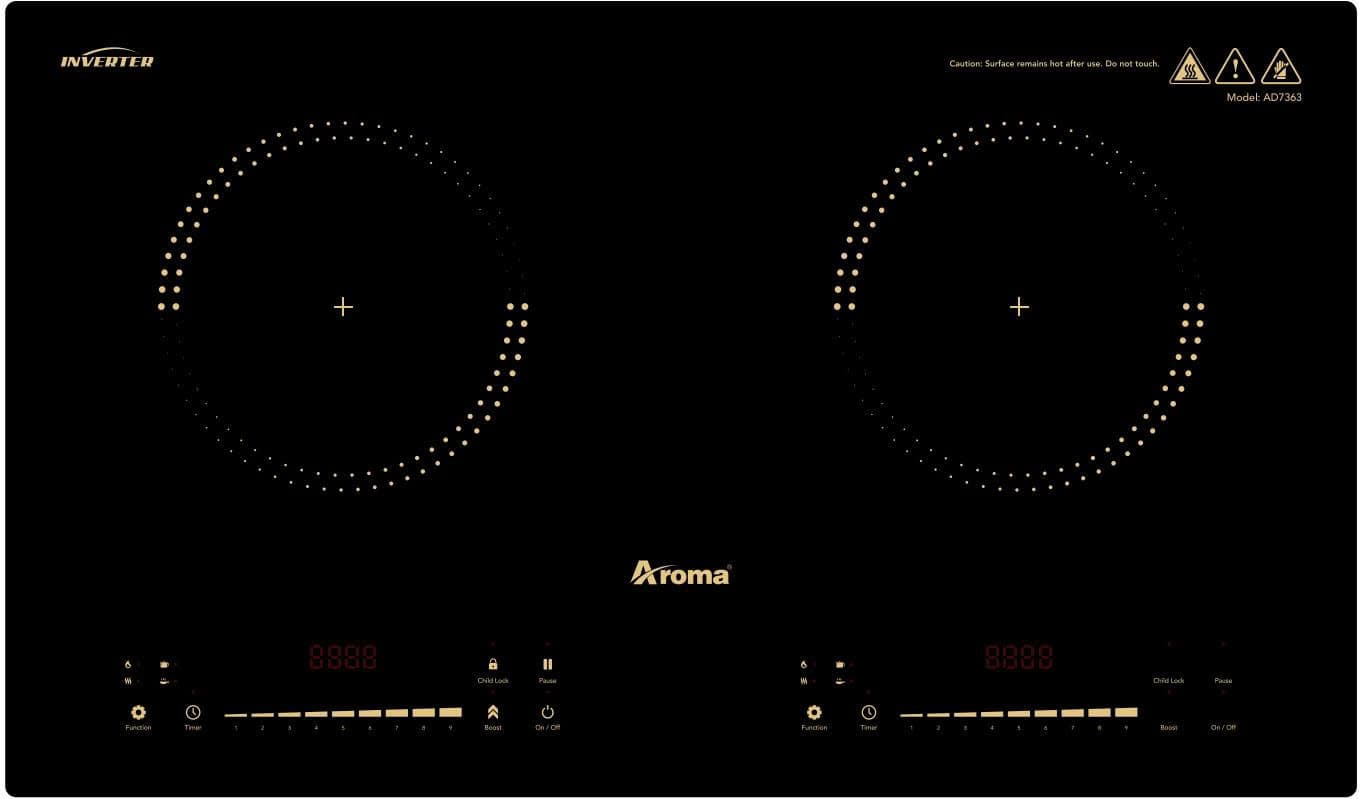 Bếp từ đôi Aroma - AD7363