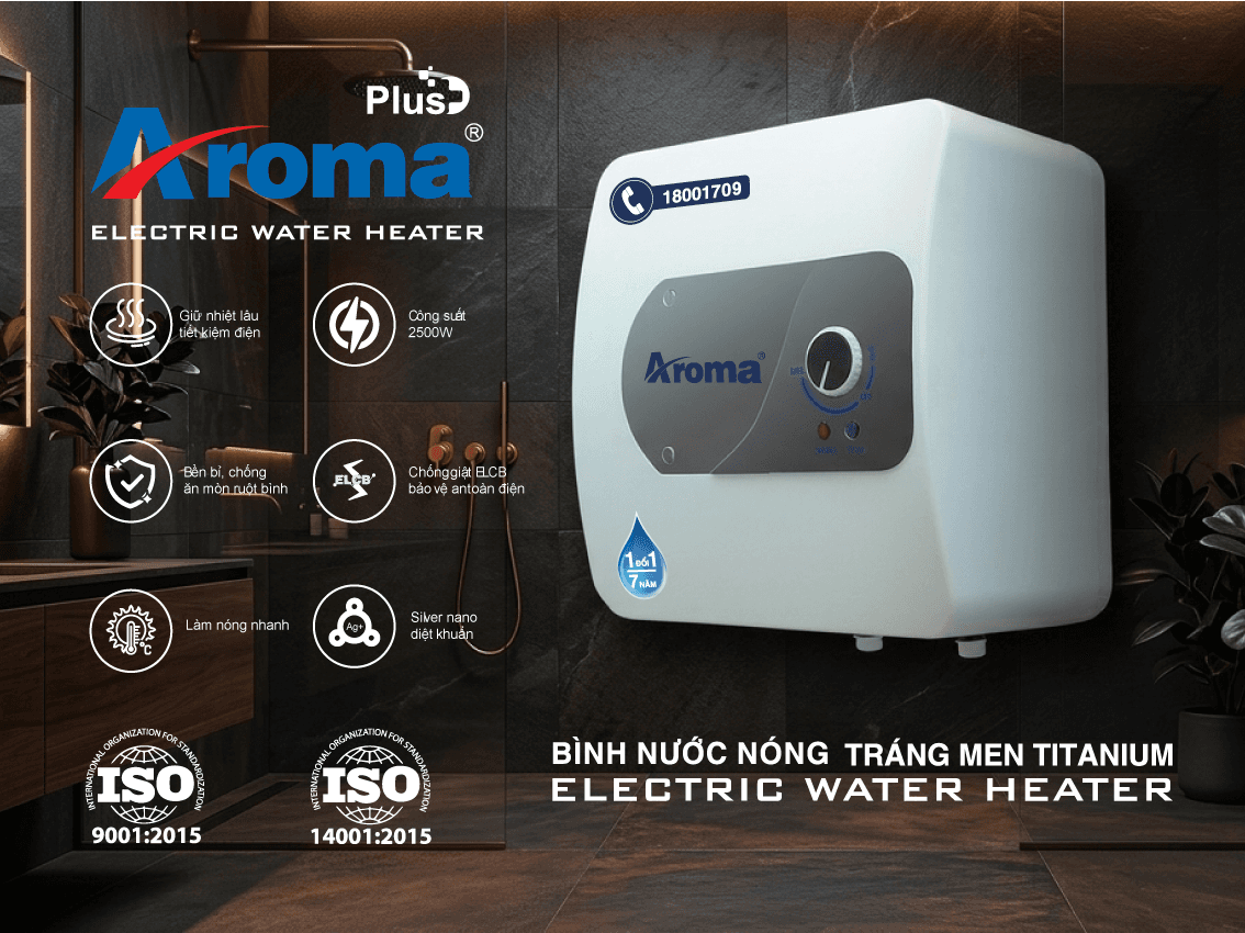 Bình nước nóng Aroma AP 20 lít