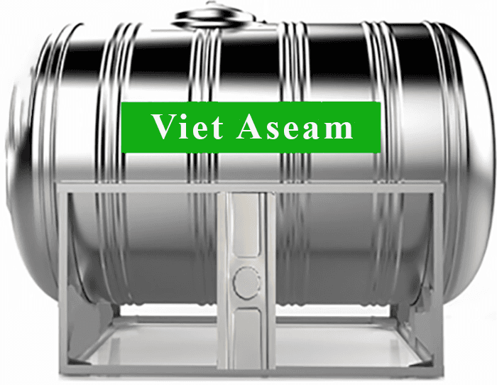 Bồn nước Inox Viet Aseam 1000 Lít – Ngang (inox 304)